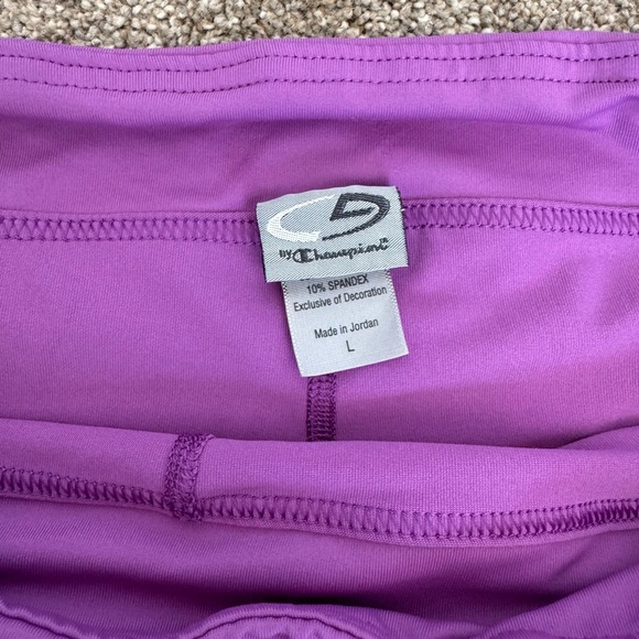 Champion purple with white trim Sports Skort size large. Like new! - Picture 2 of 4
